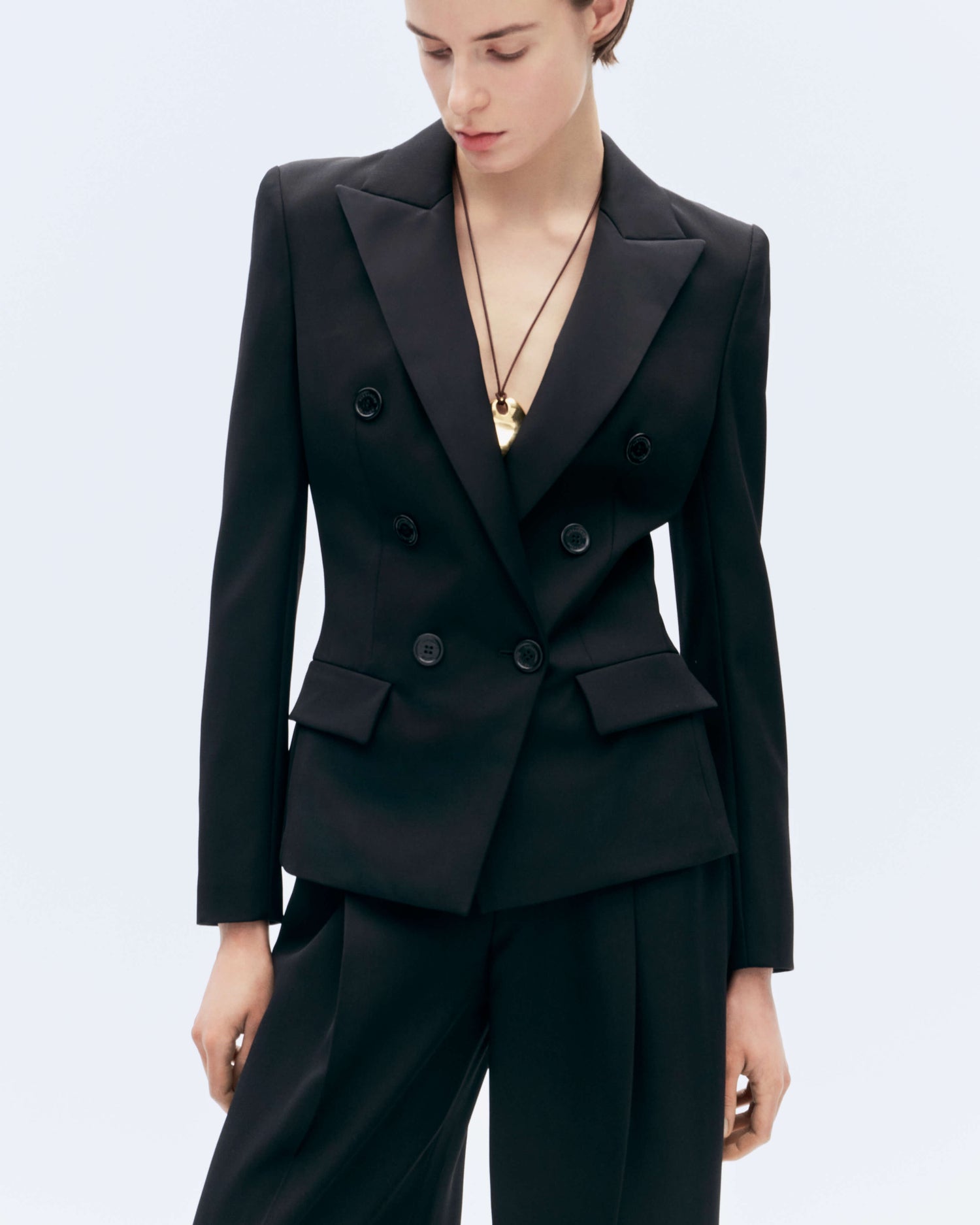 SATIN COLLAR JACKET