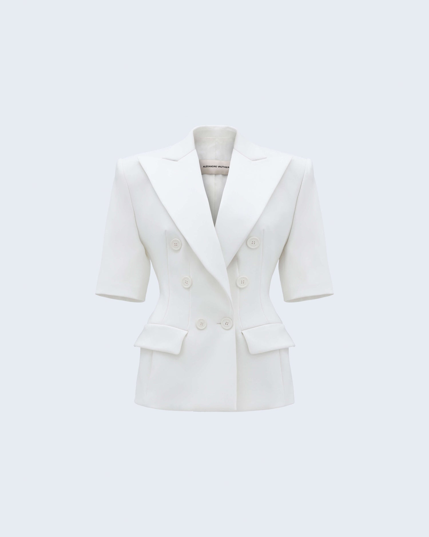 SATIN COLLAR JACKET FLAT evident